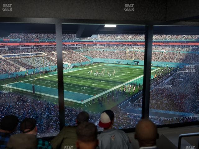 Hard Rock Stadium - Section Mezzanine Suite 27 A Seat View