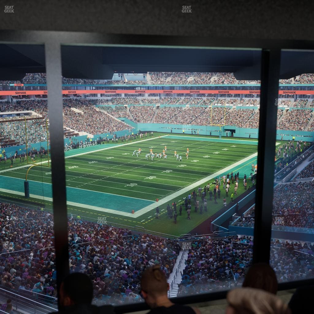 Hard Rock Stadium - Section Mezzanine Suite 27 B Seat View