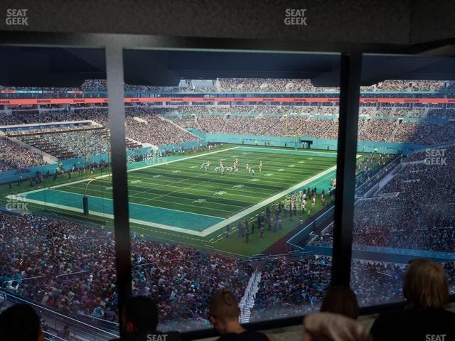 Hard Rock Stadium - Section Mezzanine Suite 27 B Seat View
