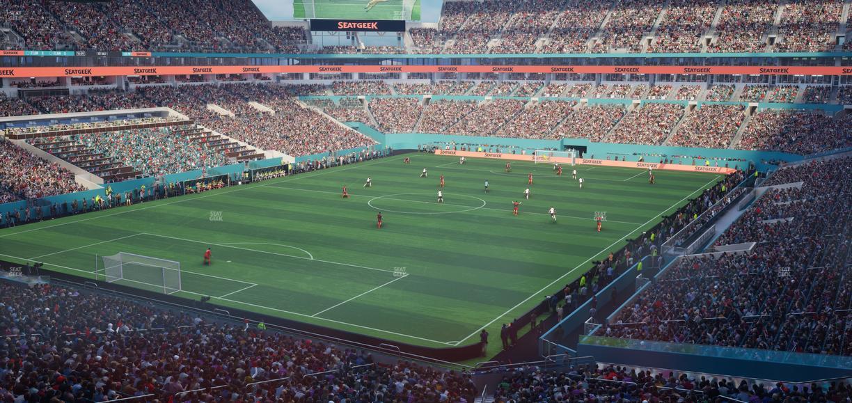 Hard Rock Stadium - Section Mezzanine Suite 27 B Seat View