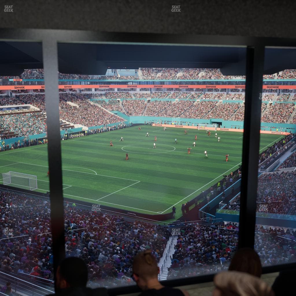 Hard Rock Stadium - Section Mezzanine Suite 27 B Seat View