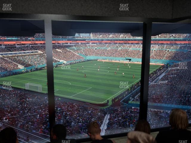 Hard Rock Stadium - Section Mezzanine Suite 27 B Seat View