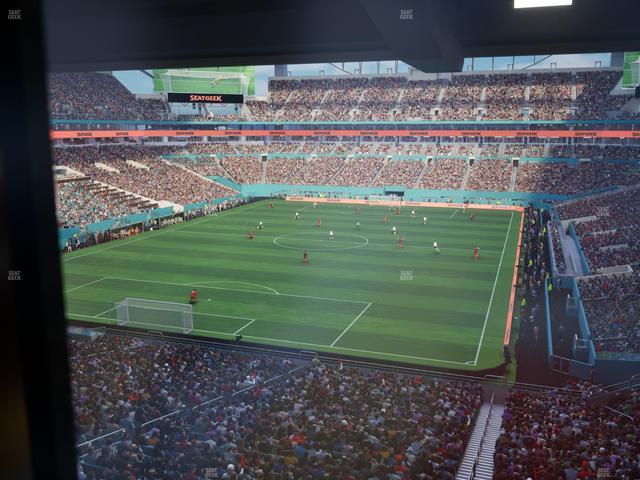 Hard Rock Stadium - Section Mezzanine Suite 28 Seat View Hard Rock Stadium - Section Mezzanine Suite 28 Seat View