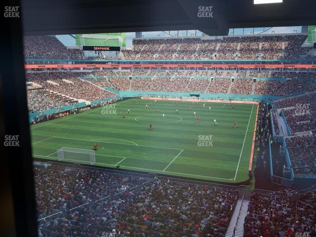 Hard Rock Stadium - Section Mezzanine Suite 28 Seat View