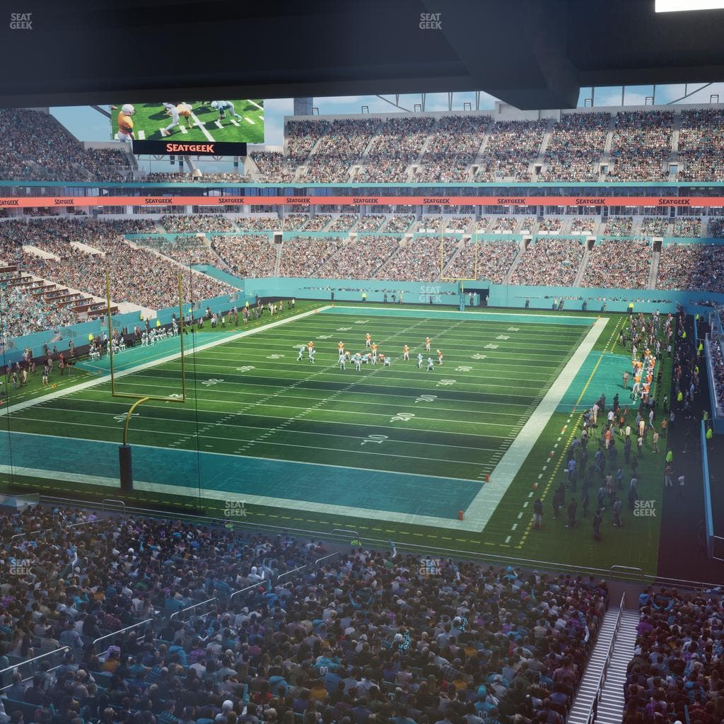 Hard Rock Stadium - Section Mezzanine Suite 28 Seat View