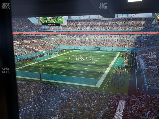 Hard Rock Stadium - Section Mezzanine Suite 28 Seat View
