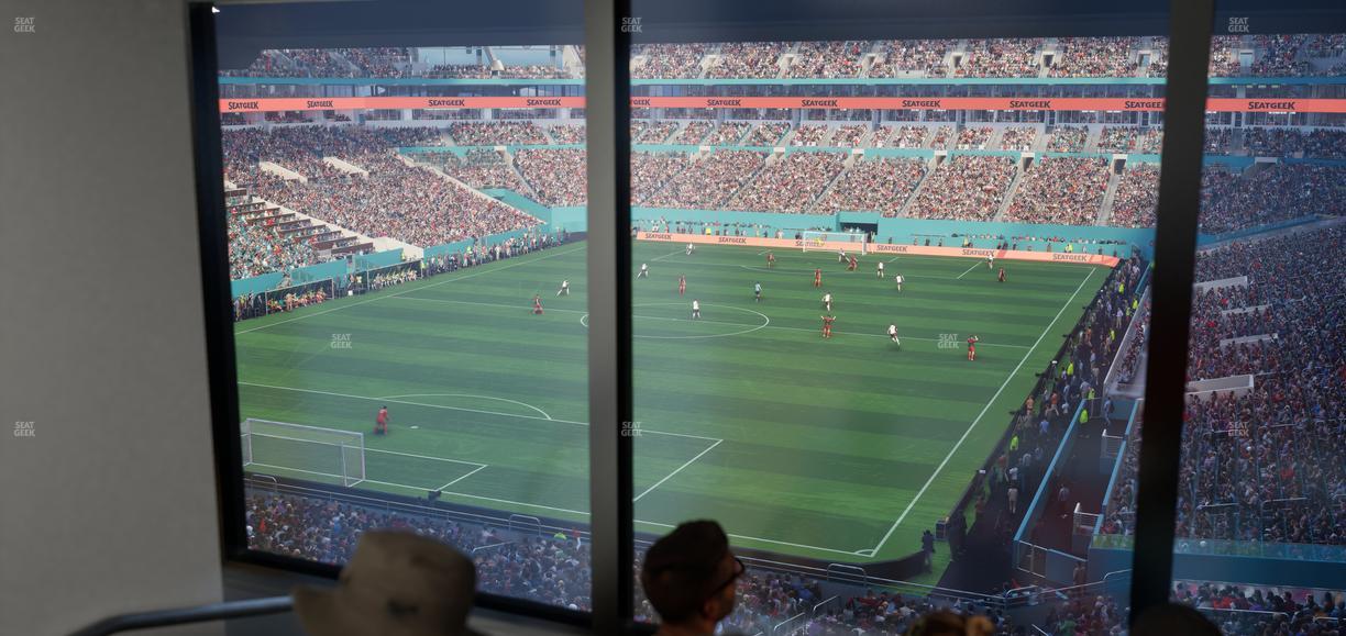 Hard Rock Stadium - Section Mezzanine Suite 28 Seat View