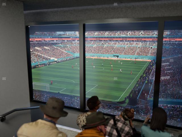 Hard Rock Stadium - Section Mezzanine Suite 28 Seat View