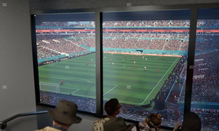 Hard Rock Stadium - Section Mezzanine Suite 28 Seat View