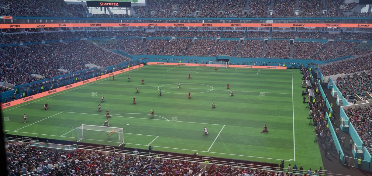 Hard Rock Stadium - Section Mezzanine Suite 3 A Seat View