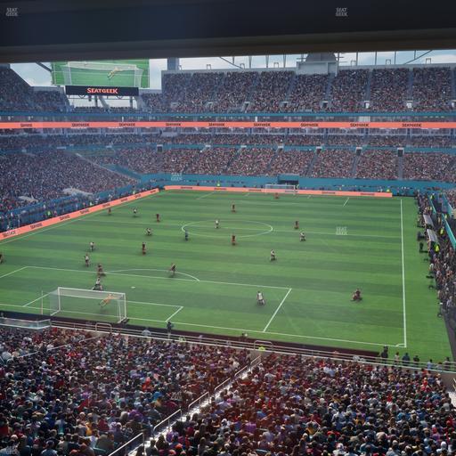 Hard Rock Stadium - Section Mezzanine Suite 3 A Seat View