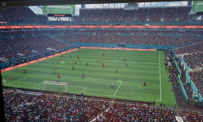 Hard Rock Stadium - Section Mezzanine Suite 3 A Seat View