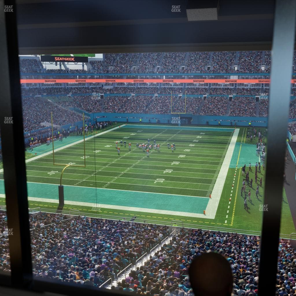 Hard Rock Stadium - Section Mezzanine Suite 3 A Seat View