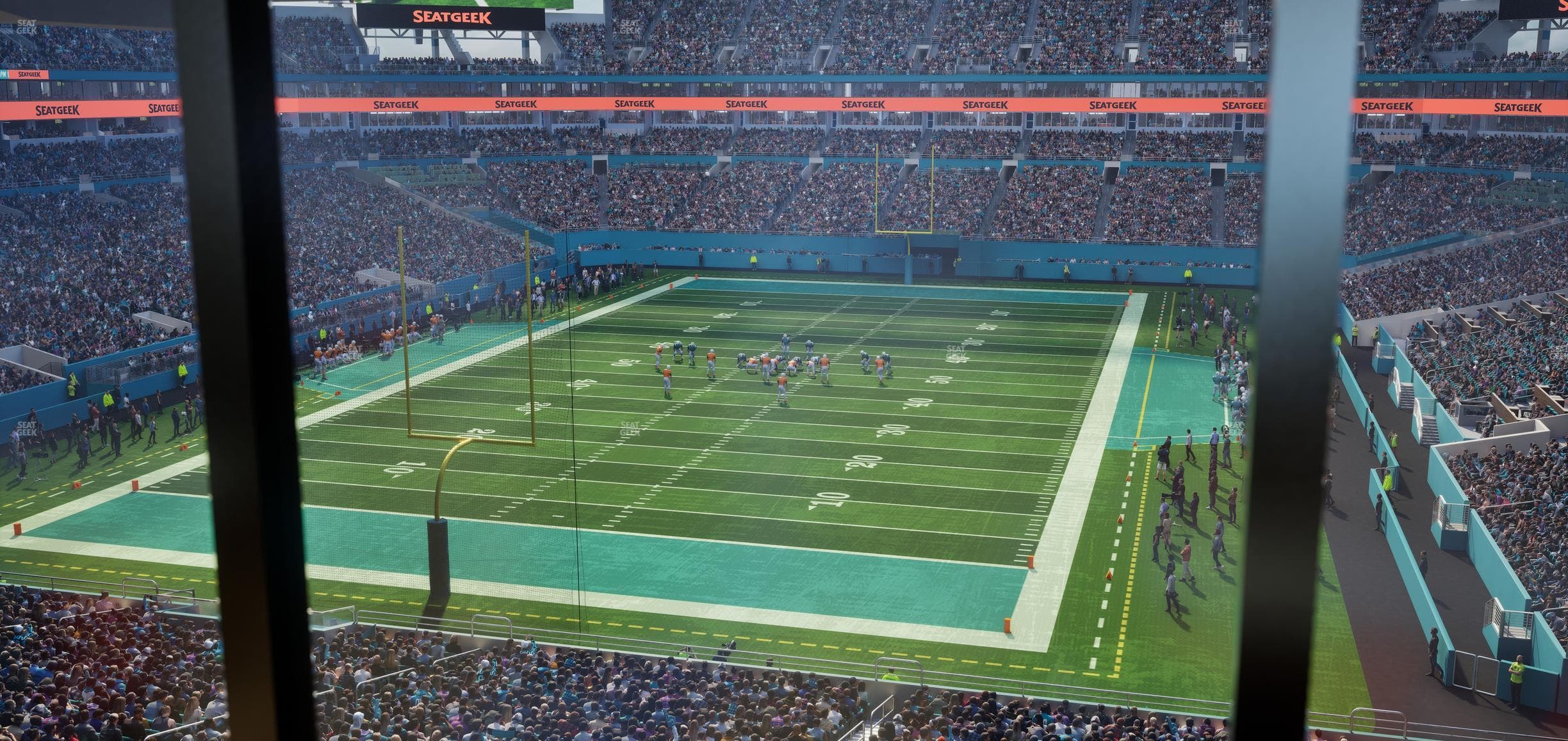 Hard Rock Stadium - Section Mezzanine Suite 3 A Seat View