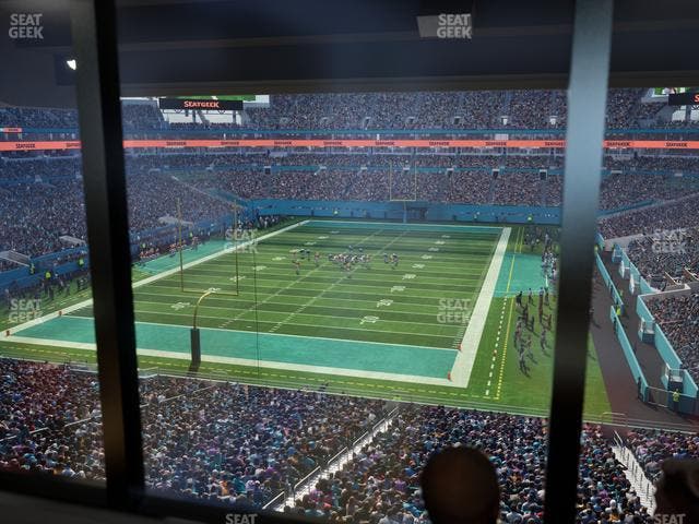 Hard Rock Stadium - Section Mezzanine Suite 3 A Seat View