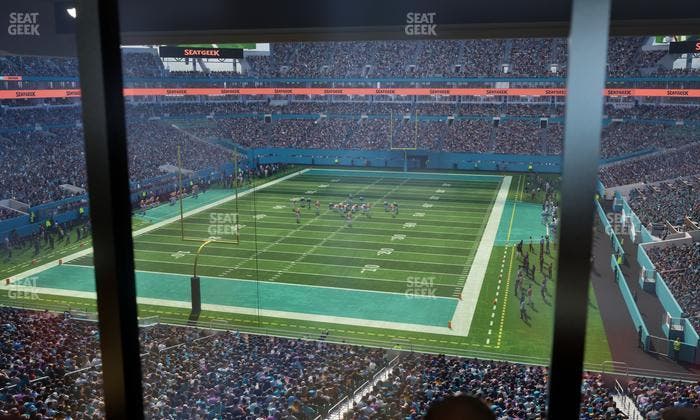 Hard Rock Stadium - Section Mezzanine Suite 3 A Seat View