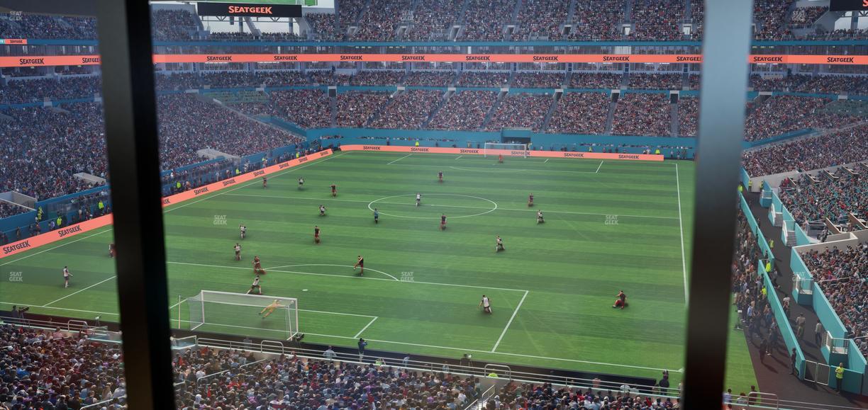 Hard Rock Stadium - Section Mezzanine Suite 3 A Seat View