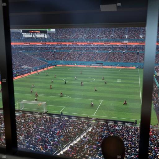 Hard Rock Stadium - Section Mezzanine Suite 3 A Seat View