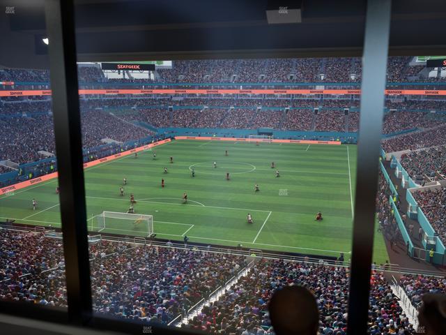 Hard Rock Stadium - Section Mezzanine Suite 3 A Seat View Hard Rock Stadium - Section Mezzanine Suite 3 A Seat View