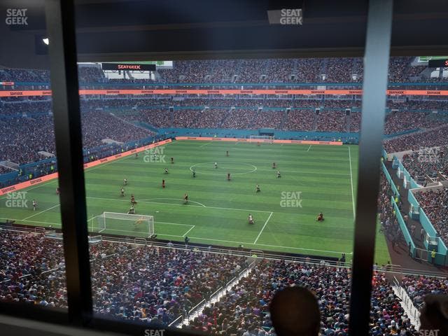 Hard Rock Stadium - Section Mezzanine Suite 3 A Seat View