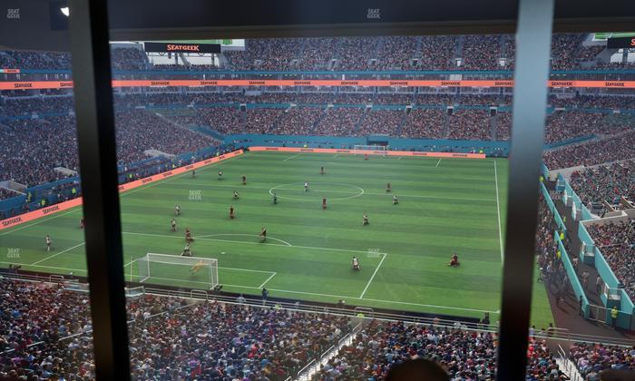 Hard Rock Stadium - Section Mezzanine Suite 3 A Seat View