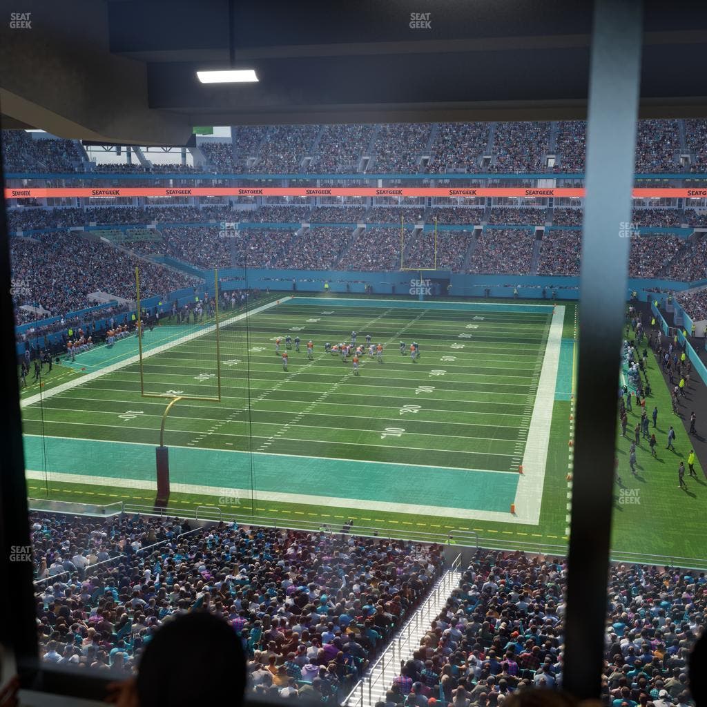 Hard Rock Stadium - Section Mezzanine Suite 3 B Seat View