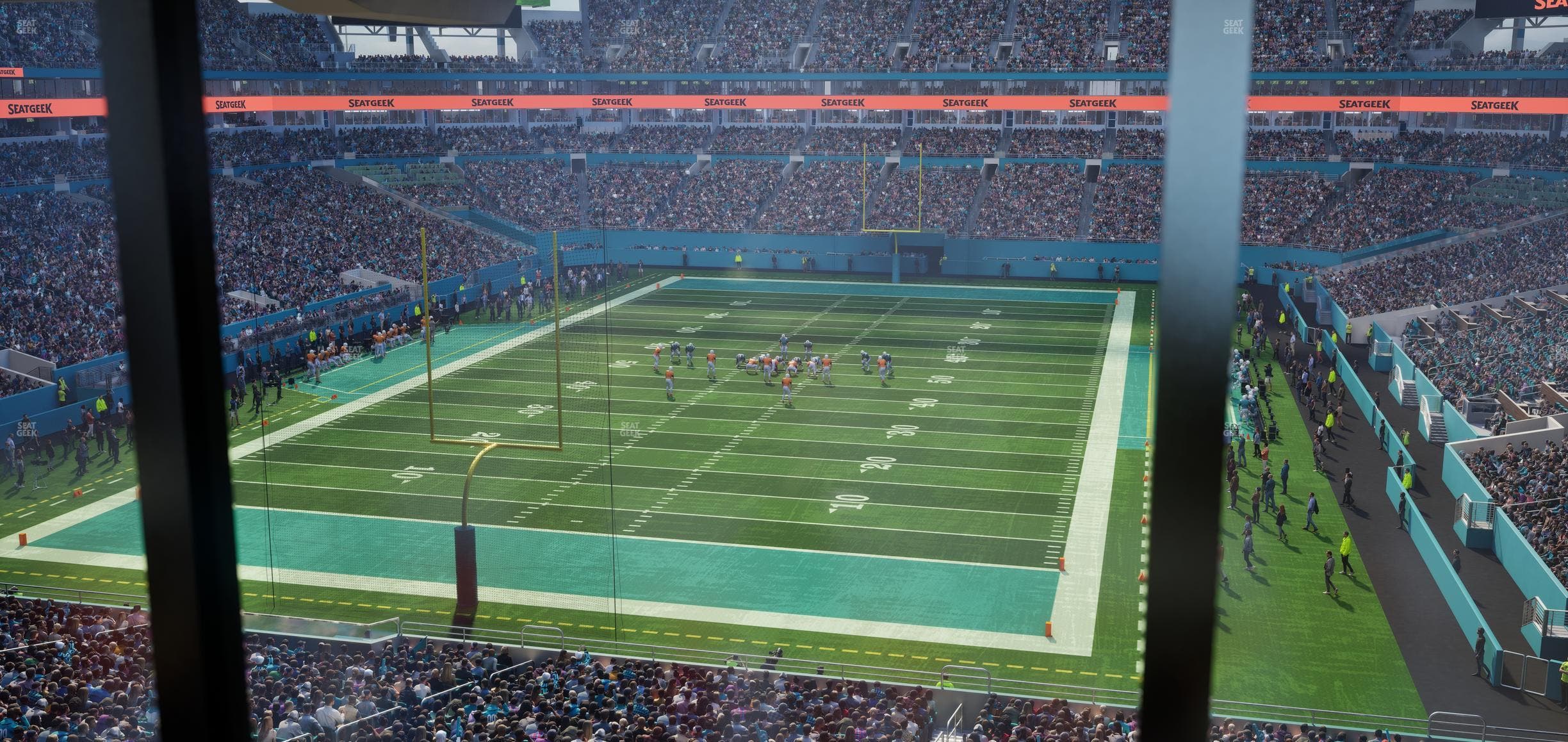 Hard Rock Stadium - Section Mezzanine Suite 3 B Seat View