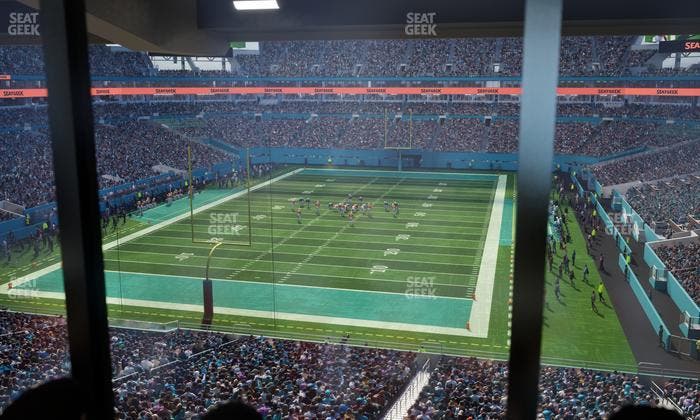 Hard Rock Stadium - Section Mezzanine Suite 3 B Seat View