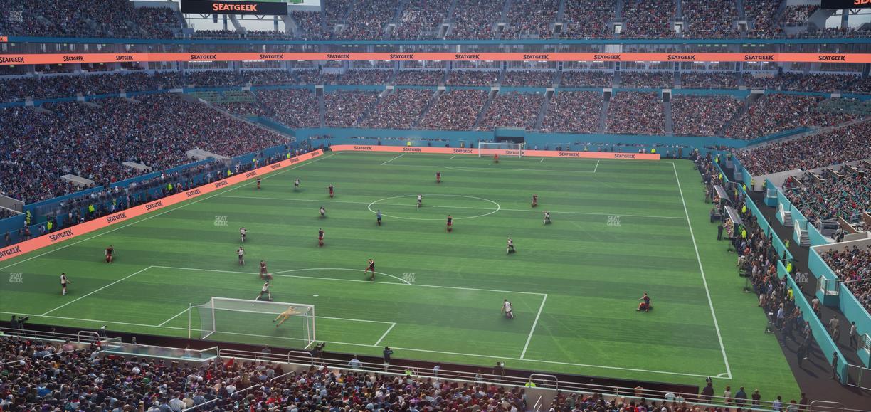 Hard Rock Stadium - Section Mezzanine Suite 3 B Seat View