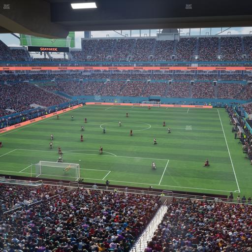 Hard Rock Stadium - Section Mezzanine Suite 3 B Seat View