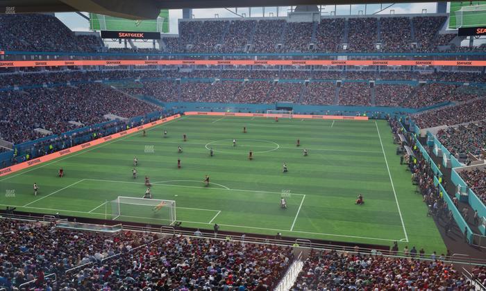 Hard Rock Stadium - Section Mezzanine Suite 3 B Seat View