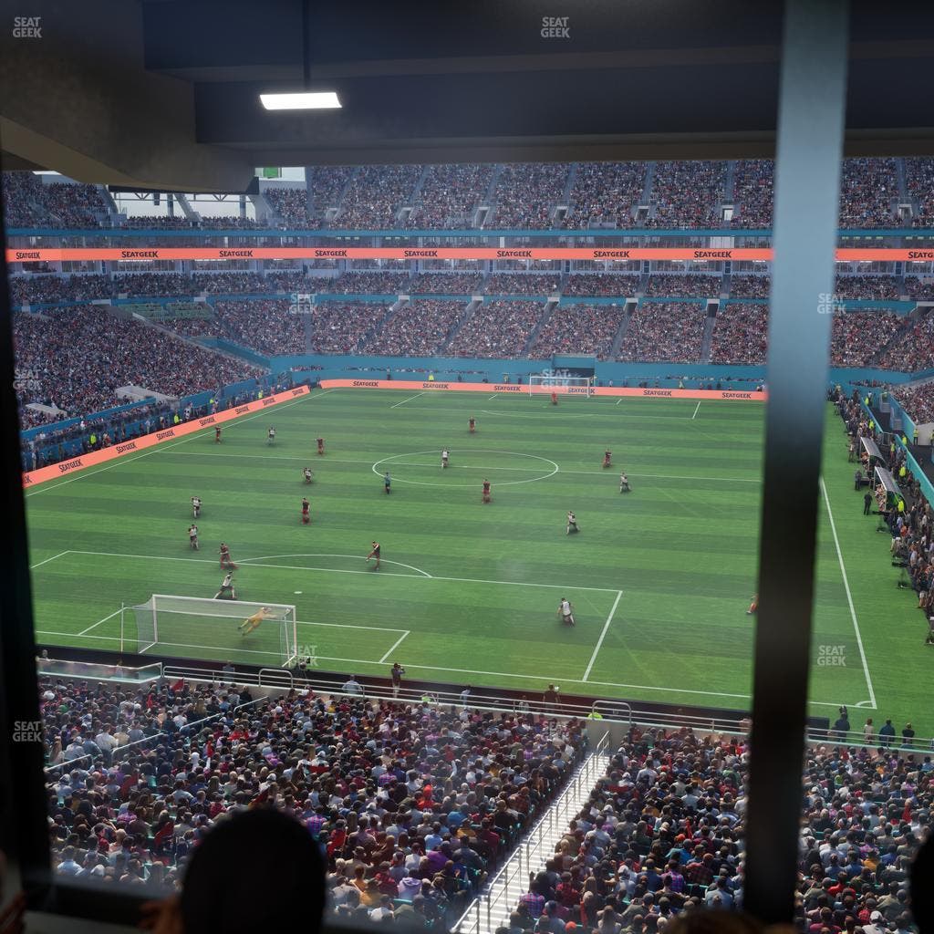 Hard Rock Stadium - Section Mezzanine Suite 3 B Seat View