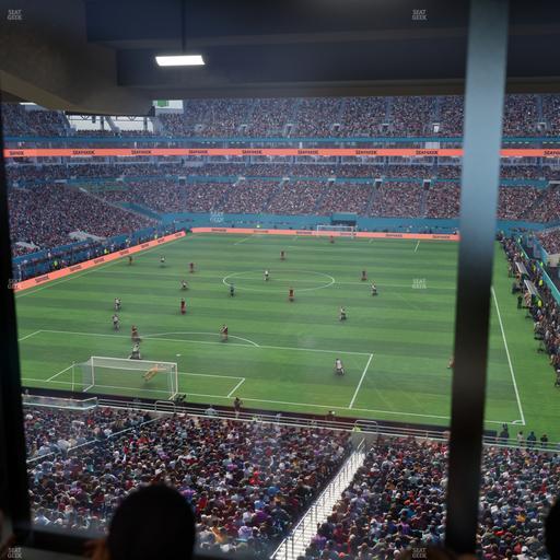 Hard Rock Stadium - Section Mezzanine Suite 3 B Seat View