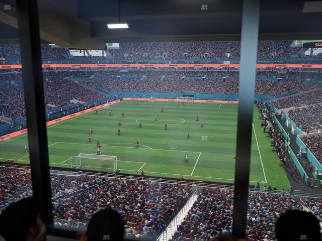Hard Rock Stadium - Section Mezzanine Suite 3 B Seat View Hard Rock Stadium - Section Mezzanine Suite 3 B Seat View