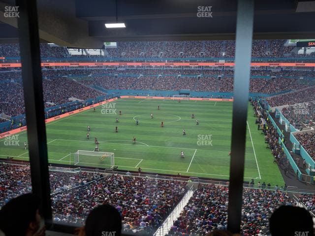Hard Rock Stadium - Section Mezzanine Suite 3 B Seat View