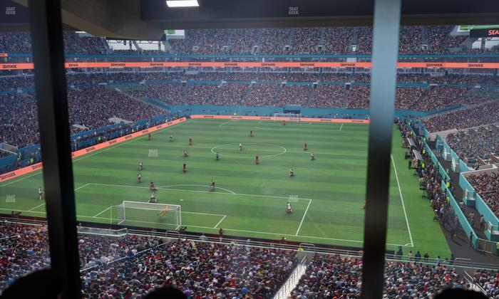 Hard Rock Stadium - Section Mezzanine Suite 3 B Seat View