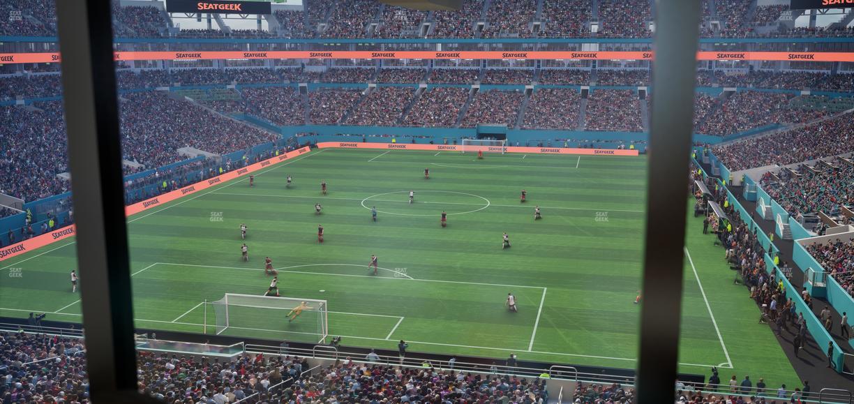 Hard Rock Stadium - Section Mezzanine Suite 3 C Seat View