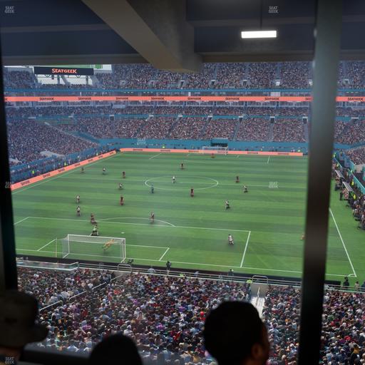 Hard Rock Stadium - Section Mezzanine Suite 3 C Seat View