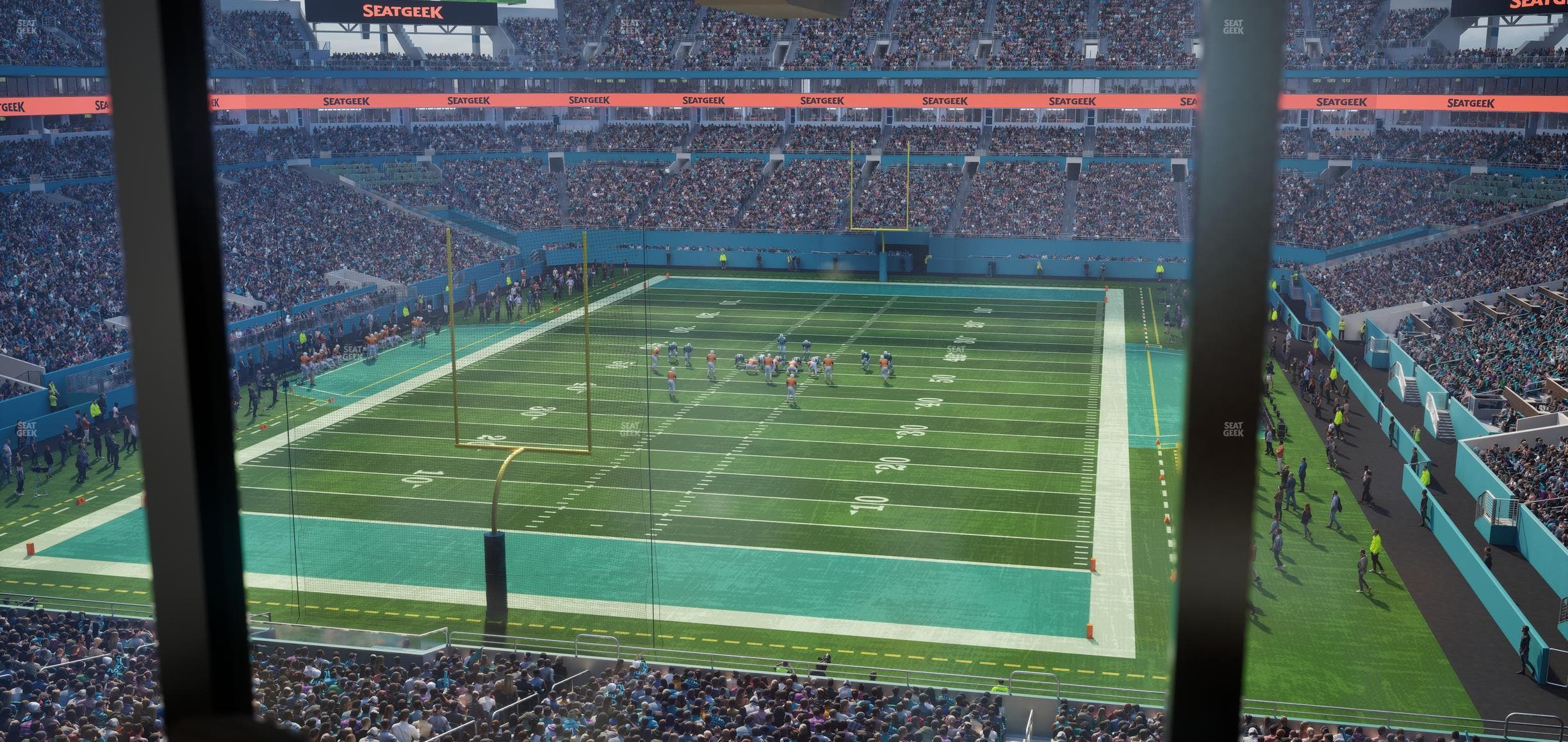Hard Rock Stadium - Section Mezzanine Suite 3 C Seat View