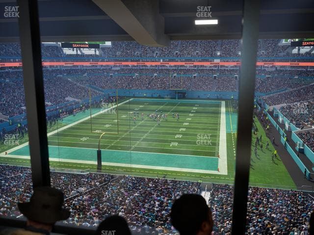 Hard Rock Stadium - Section Mezzanine Suite 3 C Seat View
