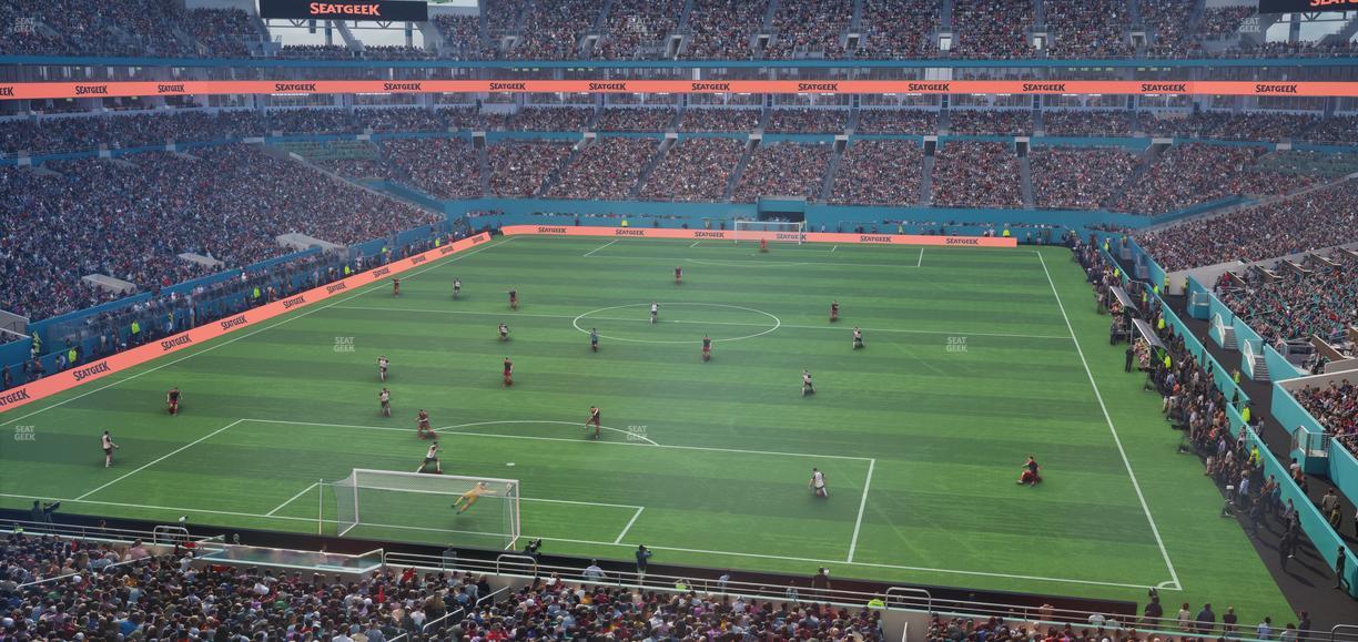 Hard Rock Stadium - Section Mezzanine Suite 3 C Seat View