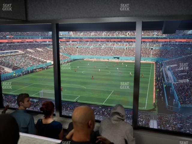 Hard Rock Stadium - Section Mezzanine Suite 30 A Seat View
