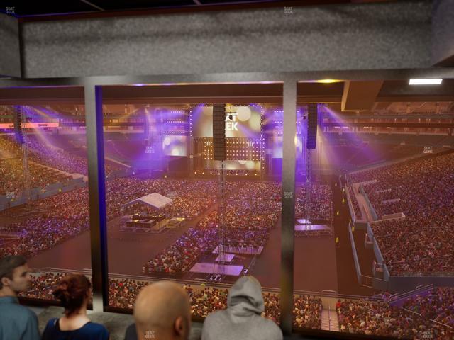 Hard Rock Stadium - Section Mezzanine Suite 30 A Seat View
