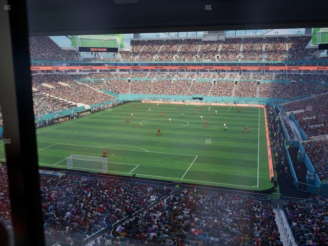 Hard Rock Stadium - Section Mezzanine Suite 30 A Seat View