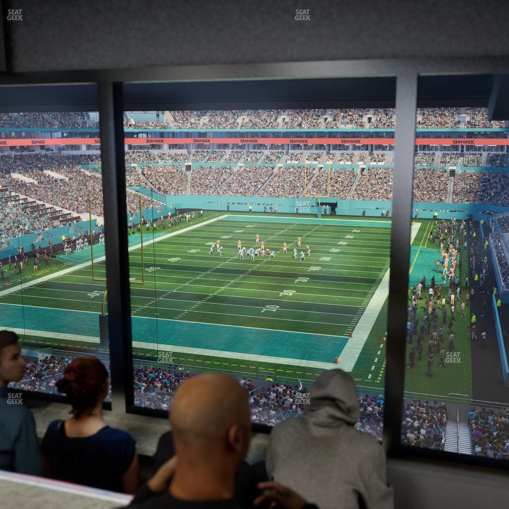 Hard Rock Stadium - Section Mezzanine Suite 30 A Seat View