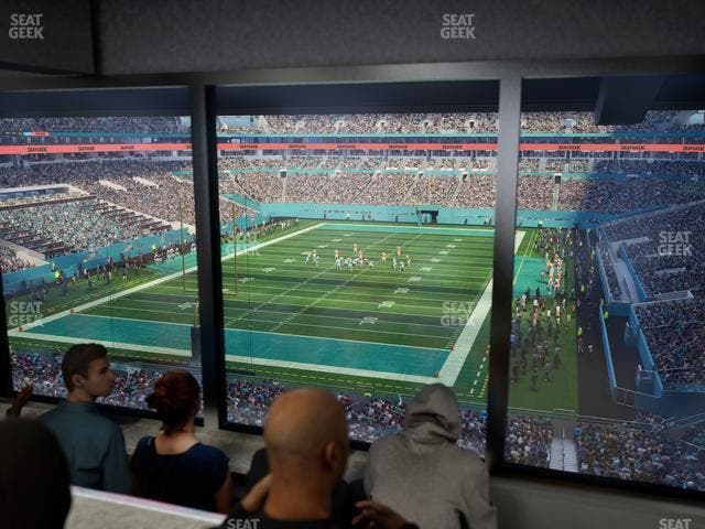 Hard Rock Stadium - Section Mezzanine Suite 30 A Seat View
