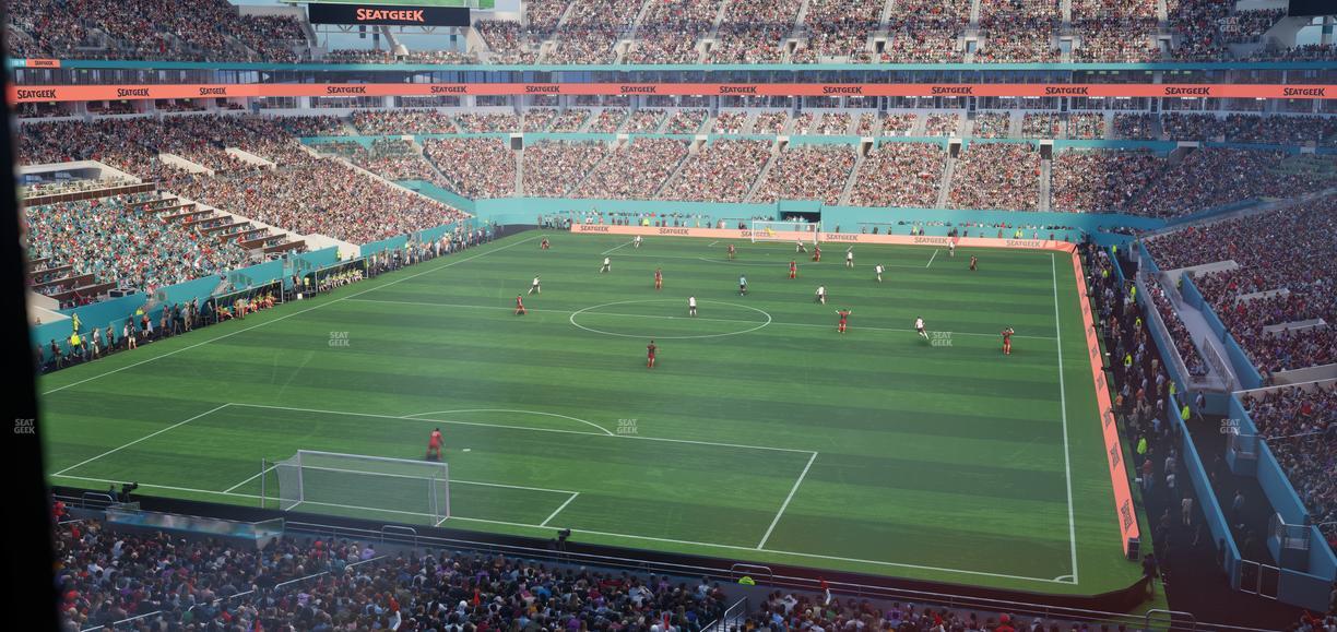 Hard Rock Stadium - Section Mezzanine Suite 30 B Seat View