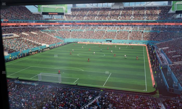 Hard Rock Stadium - Section Mezzanine Suite 30 B Seat View
