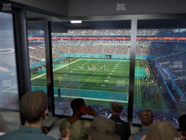 Hard Rock Stadium - Section Mezzanine Suite 30 C Seat View