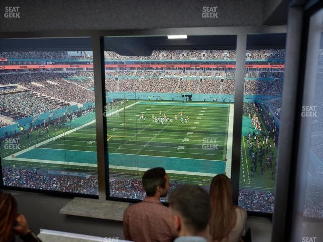 Hard Rock Stadium - Section Mezzanine Suite 30 D Seat View